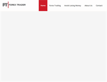 Tablet Screenshot of forextrader.biz